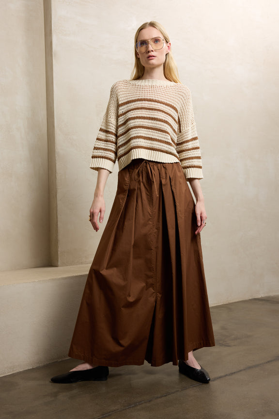 Rapa cotton pants | Brown