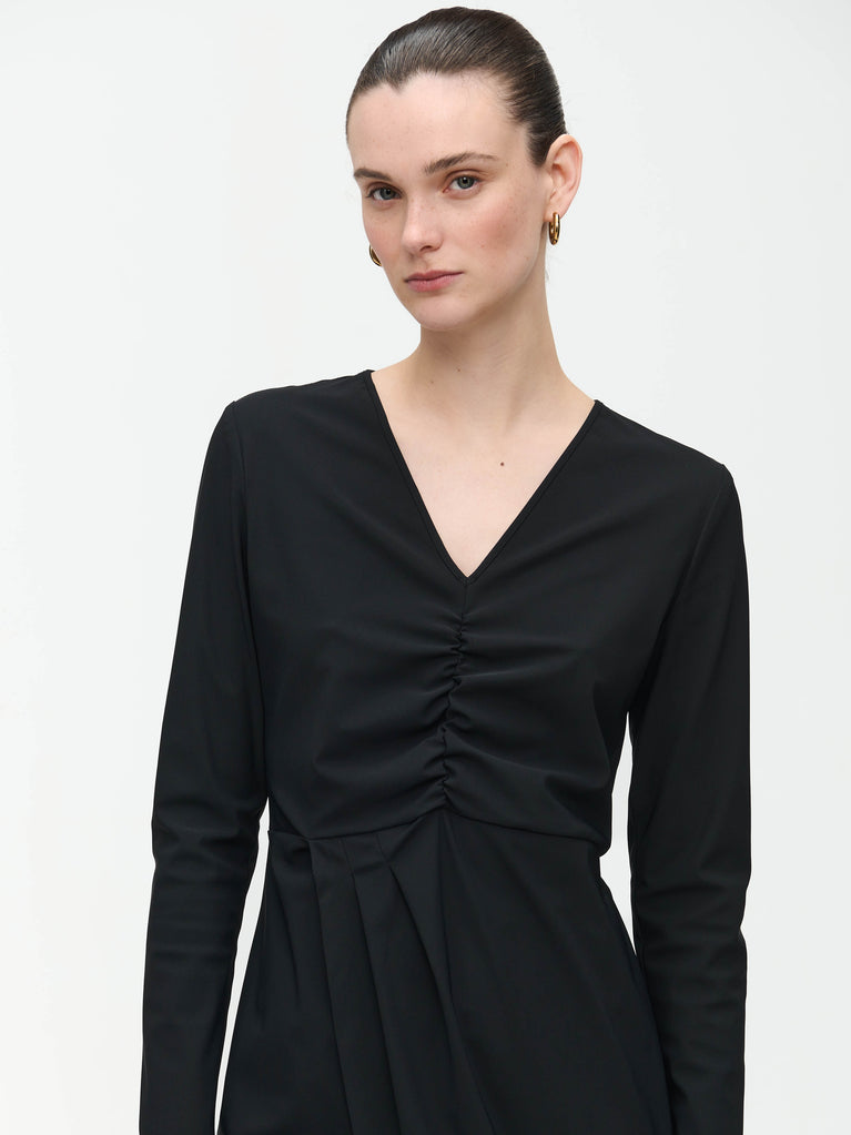 Dagmar Dress Technical Jersey | Black