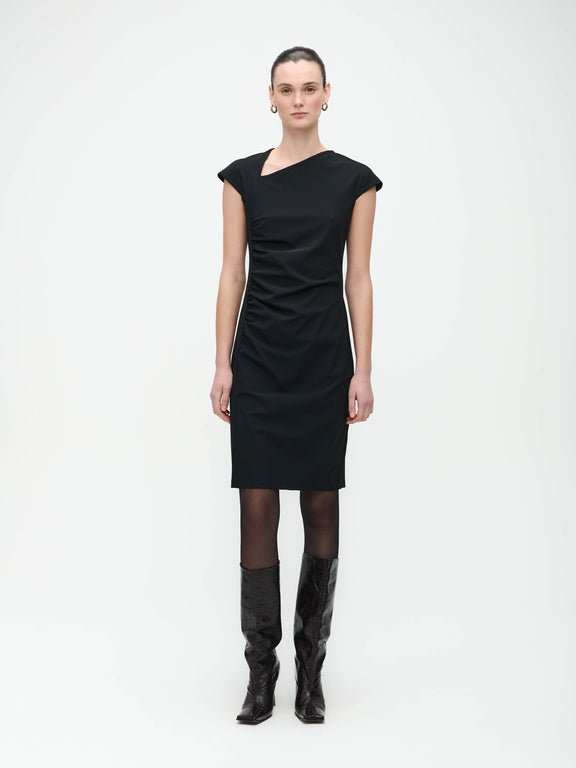 Georgia Dress Technical Jersey | Black