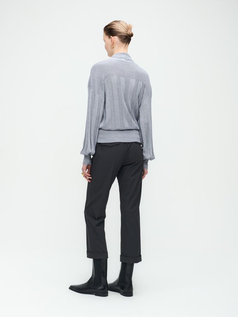 Irena Pants Technical Jersey | Dark Grey