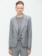 Hetty Blazer | Silver Shiny