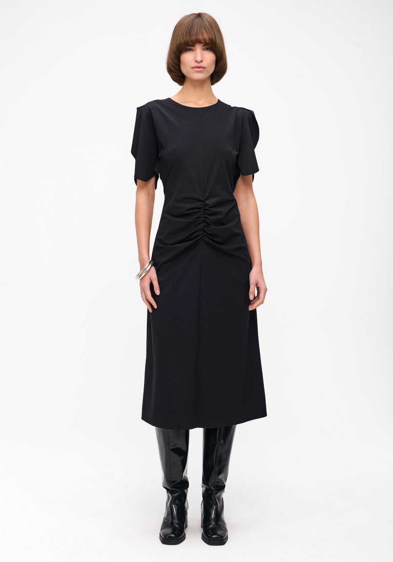 Valerie Dress Technical Jersey | Black