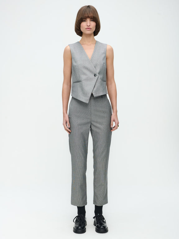 Mirela Pants | Grey Silver