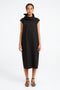 Dress poplin cotton blend | Black