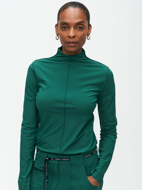 Zara Top Technical Jersey | Green