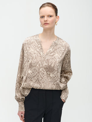 Jet Blouse | Brown