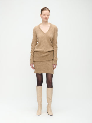 Teddyna Pullover | Beige