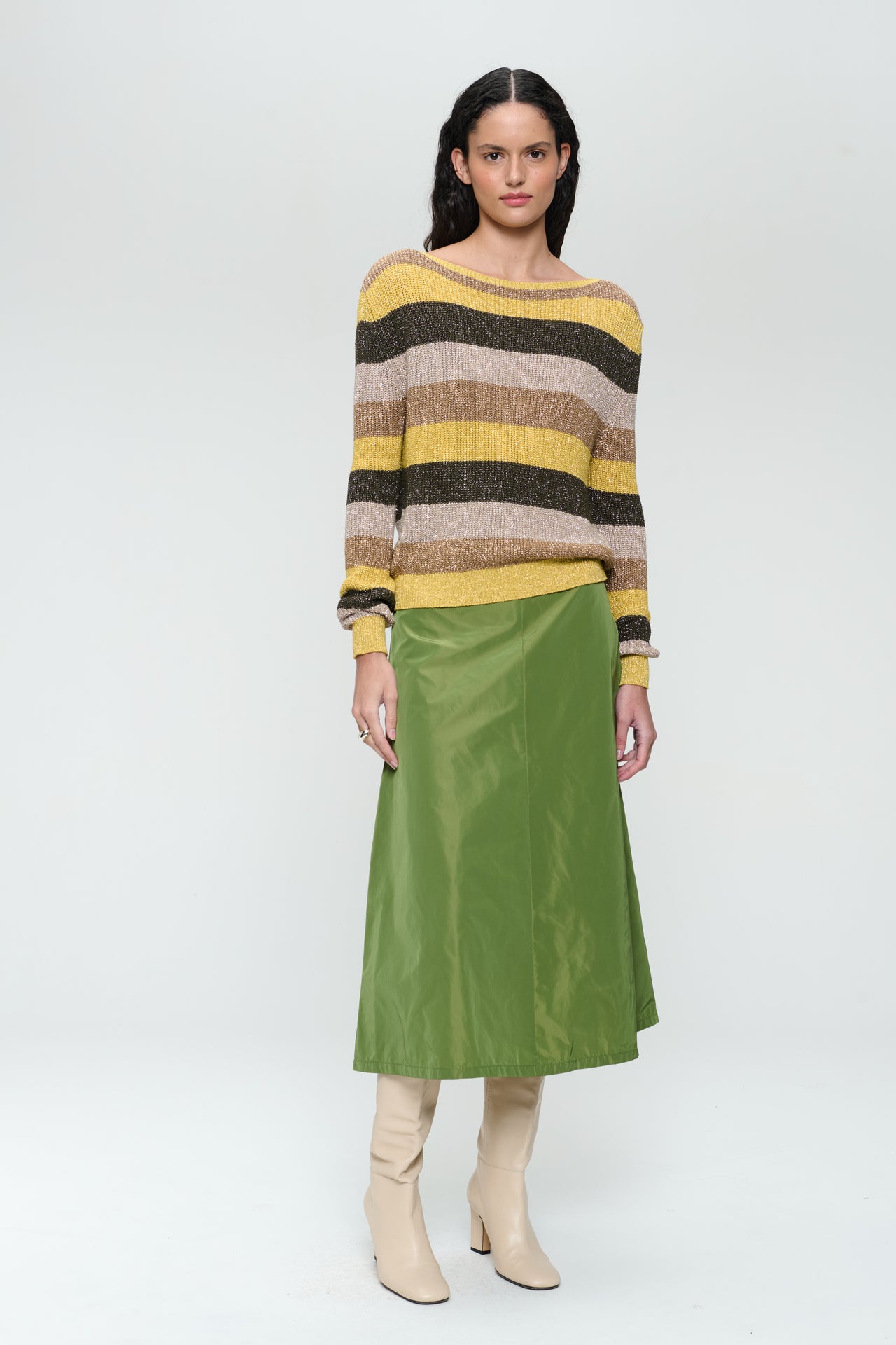 Lurex line pullover 20006 | Multi