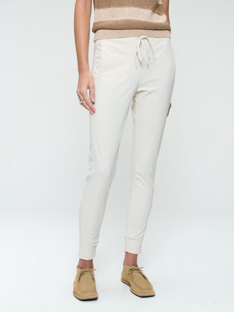 John strech technical jersey pants | Light Sand