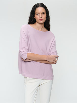 M205 seamless cotton pullover | Rosa