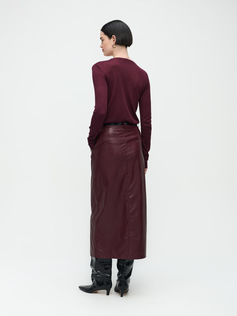 Katherine Pu Pullover | Bordo