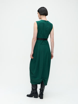 Jackie Dress Technical Jersey | Green