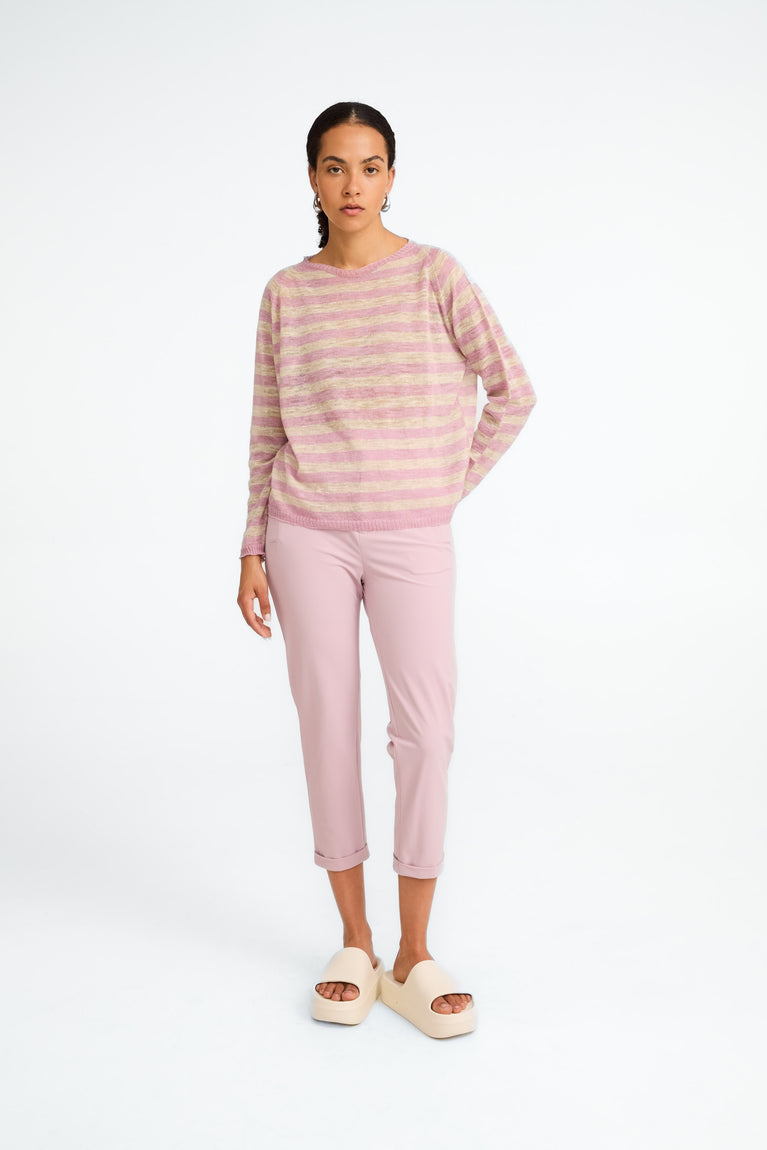 Linen line pullover EU 371 | Pudra