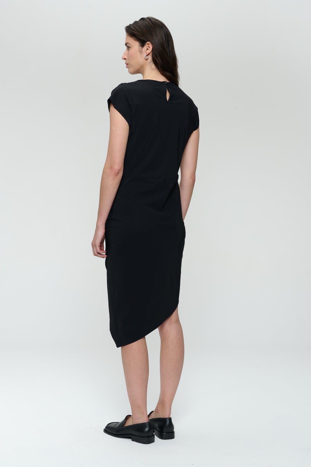 Luxor studio dress technical jersey | Black