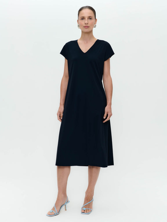 Fennela dress technical jersey | Blue