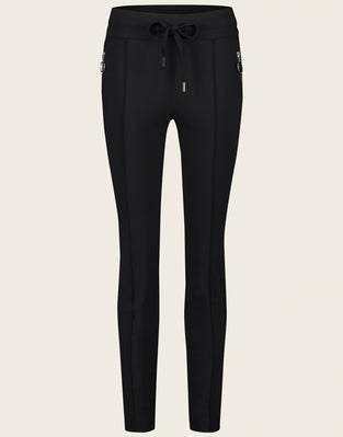 Pants Emma-straight leg fit Technical Jersey | Black