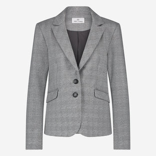 Hetty Blazer | Silver Shiny