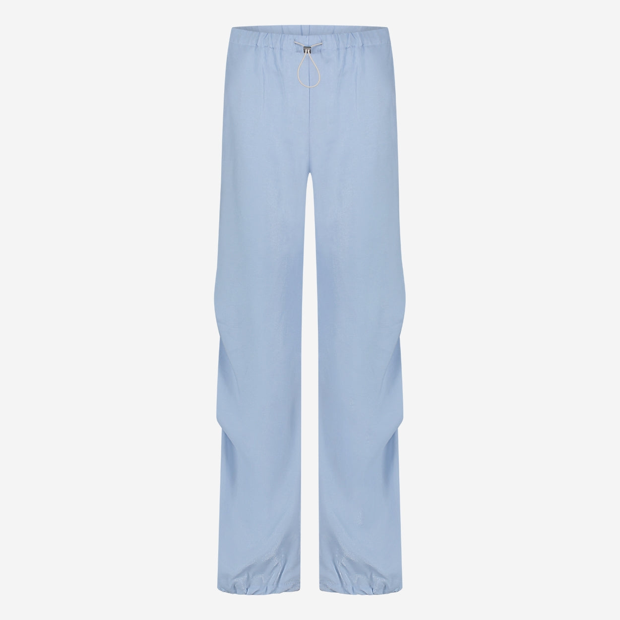 AvalonN shiny viscose pants | Light Blue