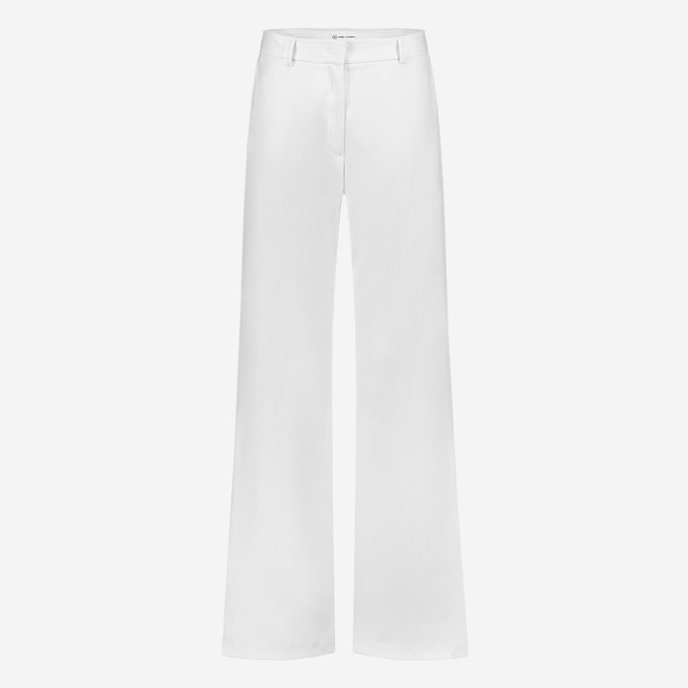 Yvette shiny line viscose pants | Off White