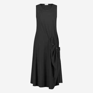 Laris Dress Technical Jersey | Black