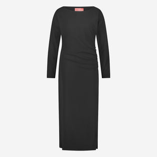 Dion Dress Technical Jersey | Black