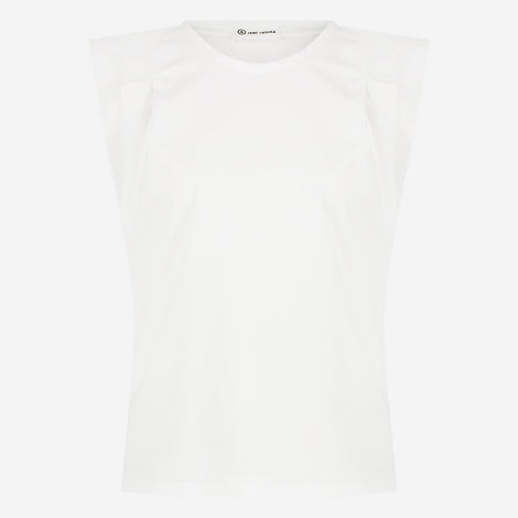 Camela Top Technical Jersey | White