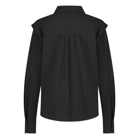 Hanna Blouse Technical Jersey | Black