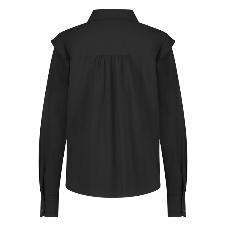 Hanna Blouse Technical Jersey | Black