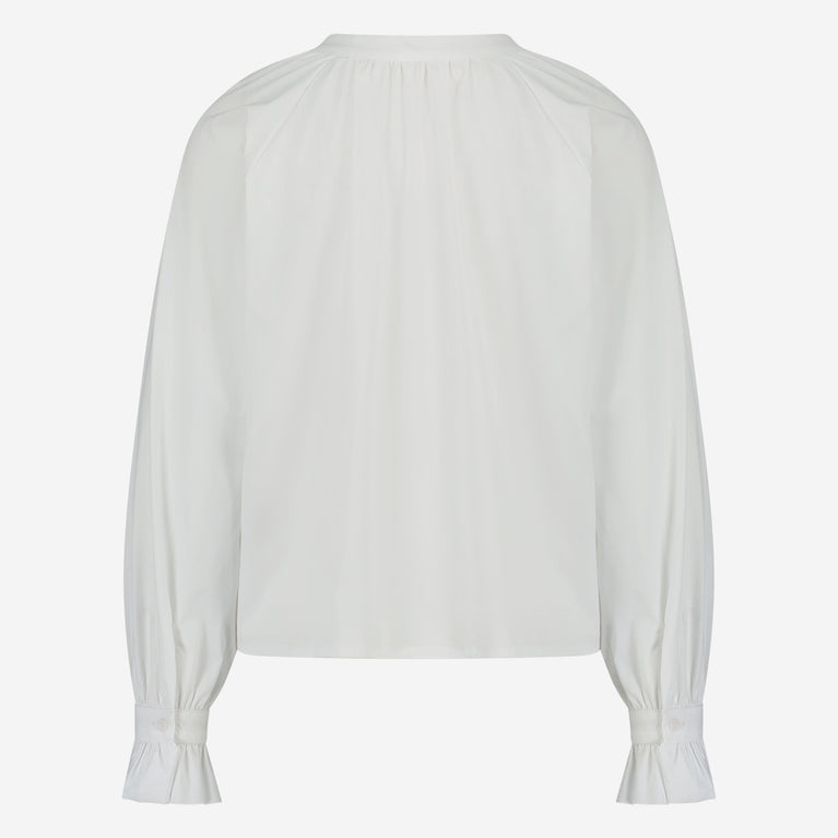 Selina Blouse Technical Jersey | White