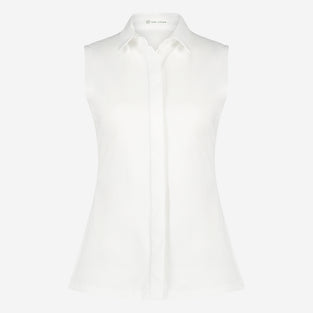 Kikkie Blouse Technical Jersey/WS | White