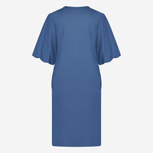 Ava Dress Technical Jersey | Mid Blue