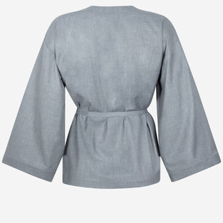 Alvera Blazer Kimono | Grey