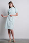 Monica Dress Technical Jersey | Aqua