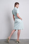 Monica Dress Technical Jersey | Aqua